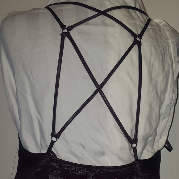 FREE PEOPLE TANK STRAPS RINGS SMALL PURPLE - Picture 8 of 15